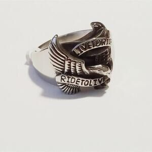 New Stainless steel biker eagle ring‎ size 13